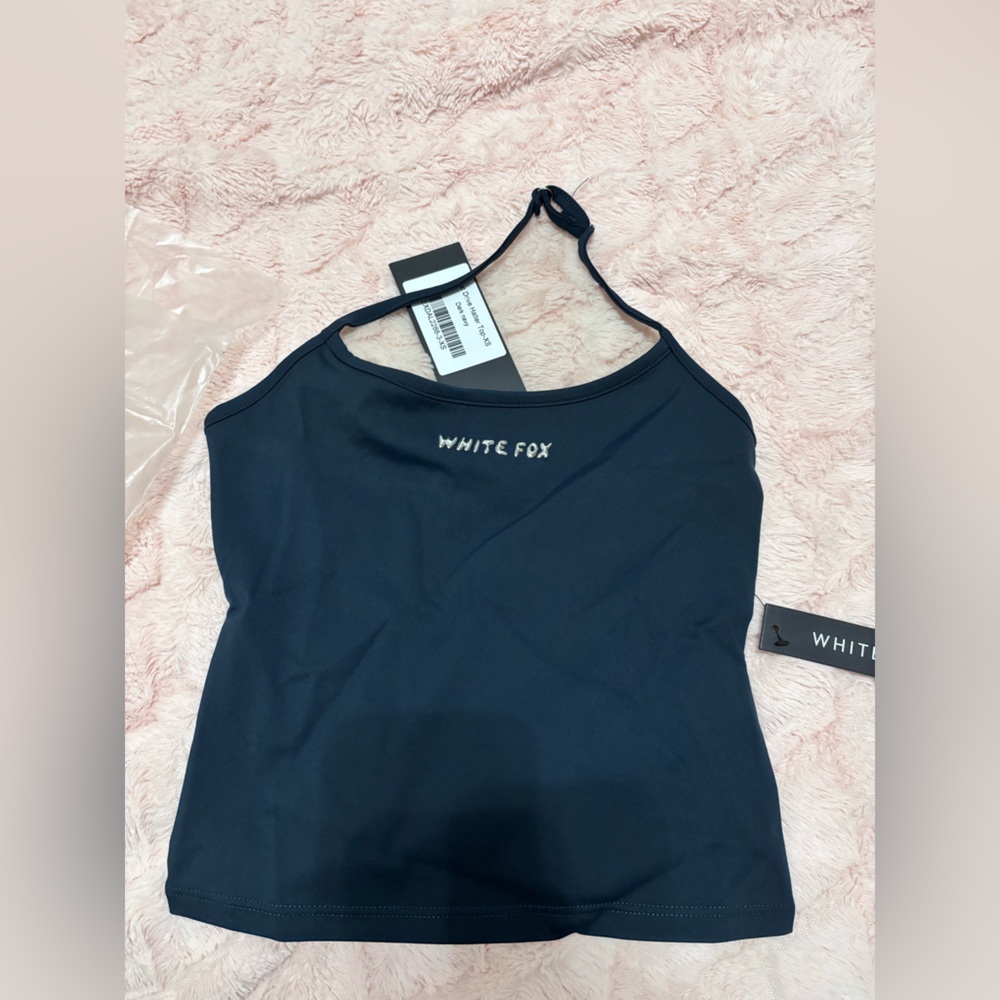NWT White Fox Halter Tank